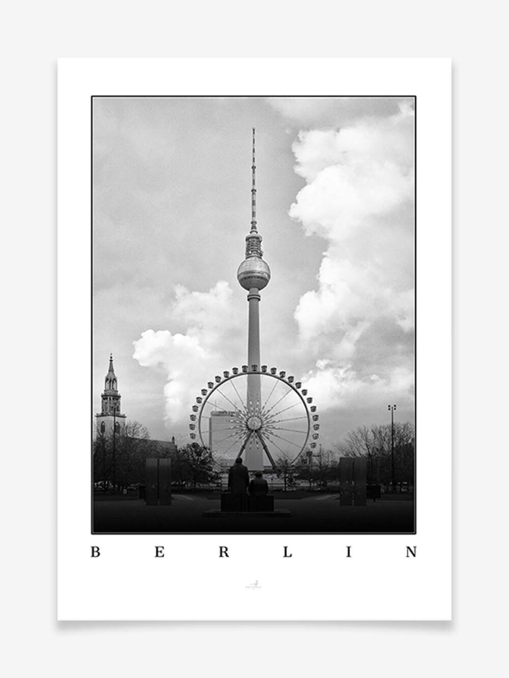 Berliner Fernsehturm - Riesenrad Produktbild - Poster by ARTSHOT - Photographic Art