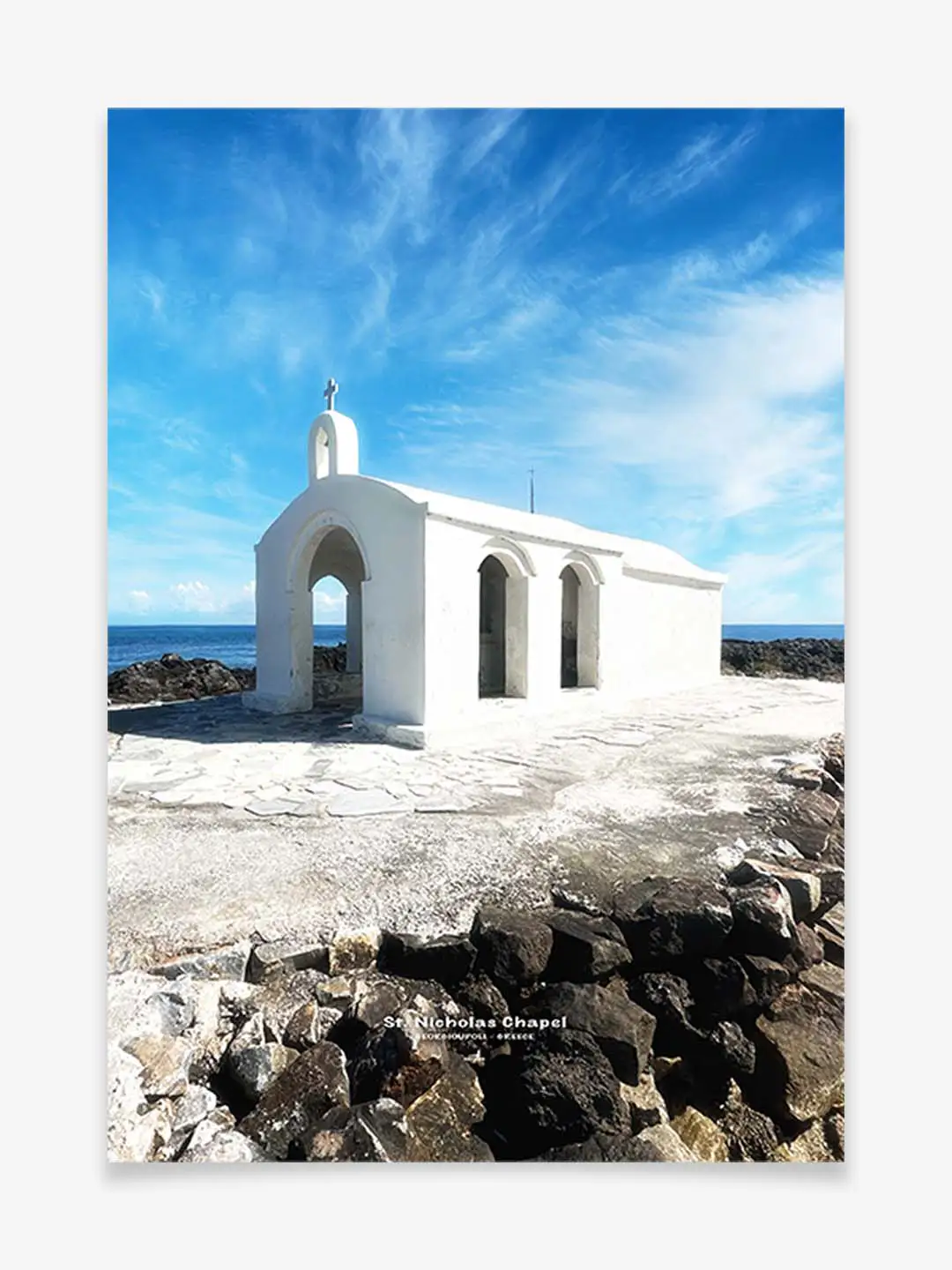 Georgioupoli - St Nicholas Chapel - Produktbild - Poster by ARTSHOT - Photographic Art